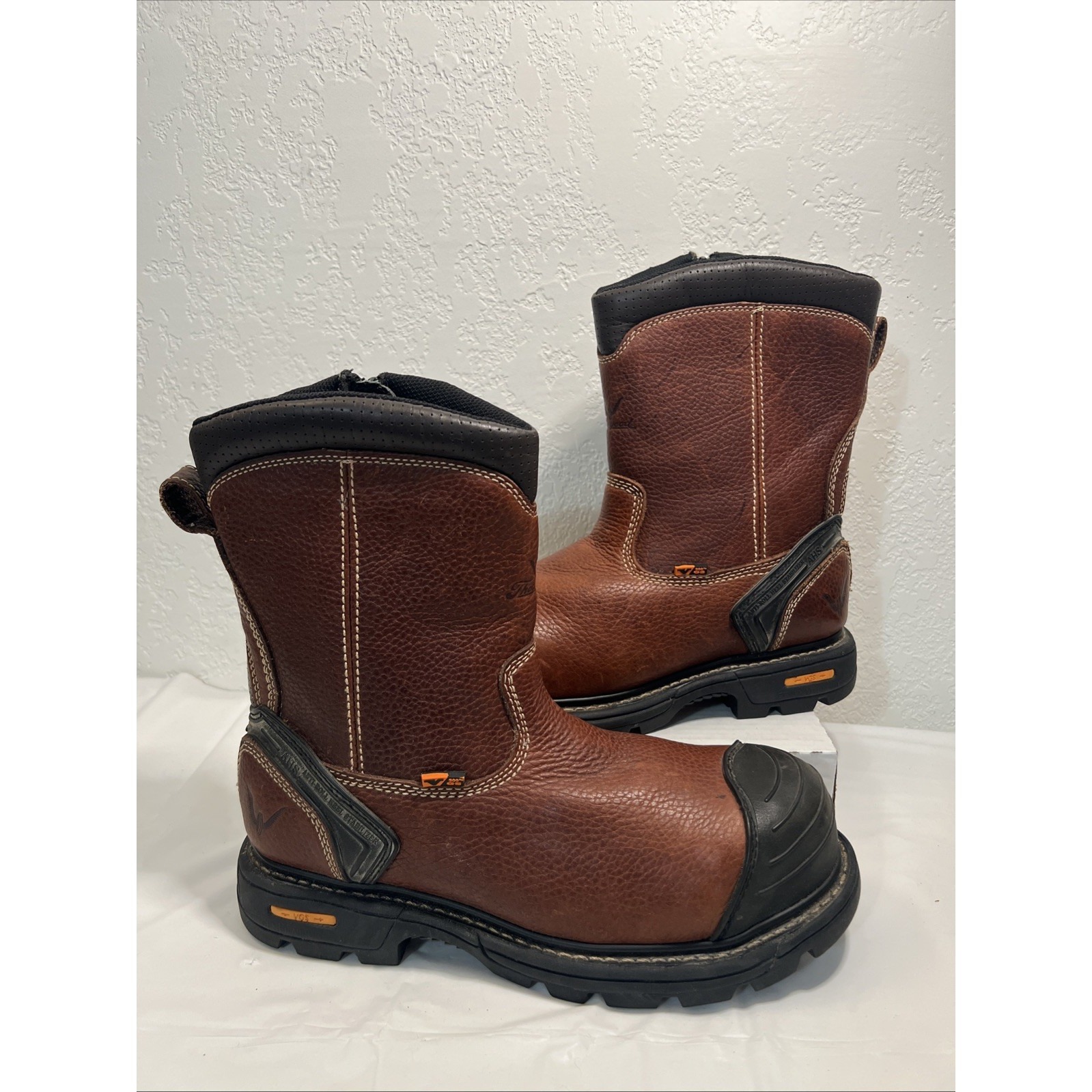 Thorogood 804-4440 Mens 10w Wide Brown Leather Gen Flex2 8" Steel Toe Work Boot